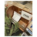 Wood/metal wall mounted vunyl rack