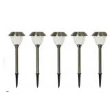 5-Pack LED solar path lights