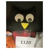 Fabric owl 14in