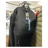 Eddie Bauer womens mixed media fleece jacket L