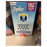 Ziploc freezer gallon bags 152 ct