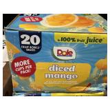 Dole diced mango 20 fruit bowls