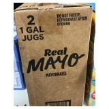 Real mayo 2-1 gal jugs