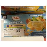 Dole diced peaches variety pack 16 cups