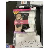 Hanes cotton 6 briefs size 13