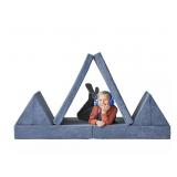 Kids explorer sofa -blue/gray