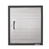 Seville single door wall cabinet 24x12 red