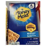 Honey Maid graham crackers 4 boxes