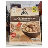 Quaker instant oatmeal 40 packets