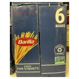 Barilla thin spaghetti 6 boxes