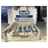 Oral-B flossactionX 10 refill brush heads