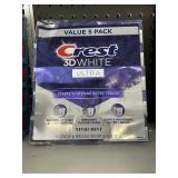 Crest 3D white 5 pack