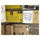 4-Tier Industrial storage rack- granite