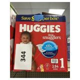 Huggies 234 diapers size 1