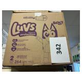 Luvs 264 diapers size 2