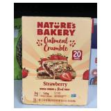 Nature Bakery oatmeal crumble 20 bars