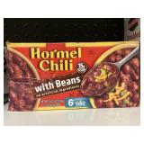 Hormel Chili w/ beans 6 cans