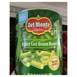 Del Monte fancy cut green beans 101 oz
