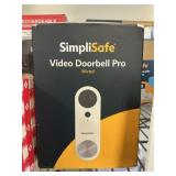 SimpliSafe video doorbell pro wired