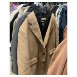 DKNY mens dress coat w/ hood XL