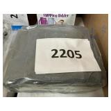 6 ct gray collapsible fabic totes