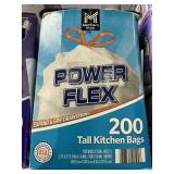 Power Flex 200 tall kitchen bags