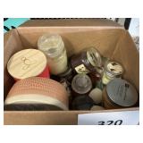 Misc box lot candles-soe new-some used