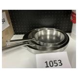 3pc Skillet set- USED
