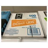 Clear dome lids fits 12,16 & 20 oz 500 ct