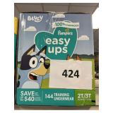 Pampers easy ups 2T-3T 144 ct