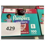 Pampers 100 diapers size 6