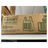 Small T-shirt bags 2000ct