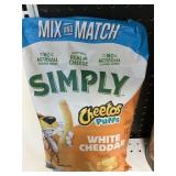 Simply Cheeto white chedder puffs 12 oz