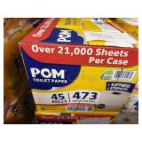Pom toilet paper 45 rolls