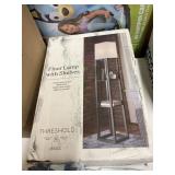Floor lamp w/ shelves