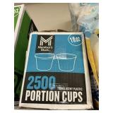 2500 Portion cups 1 floz