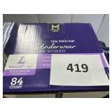 Womens underwear L 84 ct