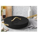 Non-stick 5.5qt ceramic jumbo cooker