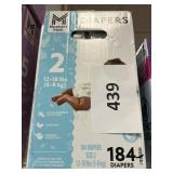 Premium 184 diapers size 2