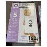 Premium 160 diapers size 5