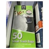 50 Small trash bags 4 gal