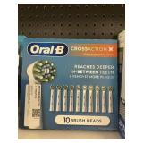 Oral-B crossaction X 10 brush heads