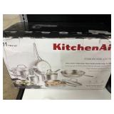 KitchenAid 11 pc SS cookware set