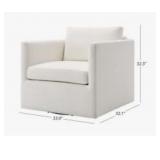Samson swivel chair ivory