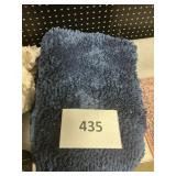 2- Blue bath mats