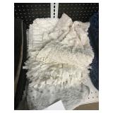 2- King pillowcases- white rug-  shower curtian