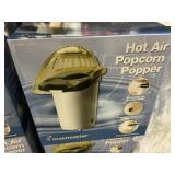 Hot air popcorn popper