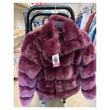 Edited faux fur jacket XXS