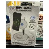 15W Elite 2 in 1 charging station