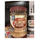 Creamy almond butter 3-24 oz